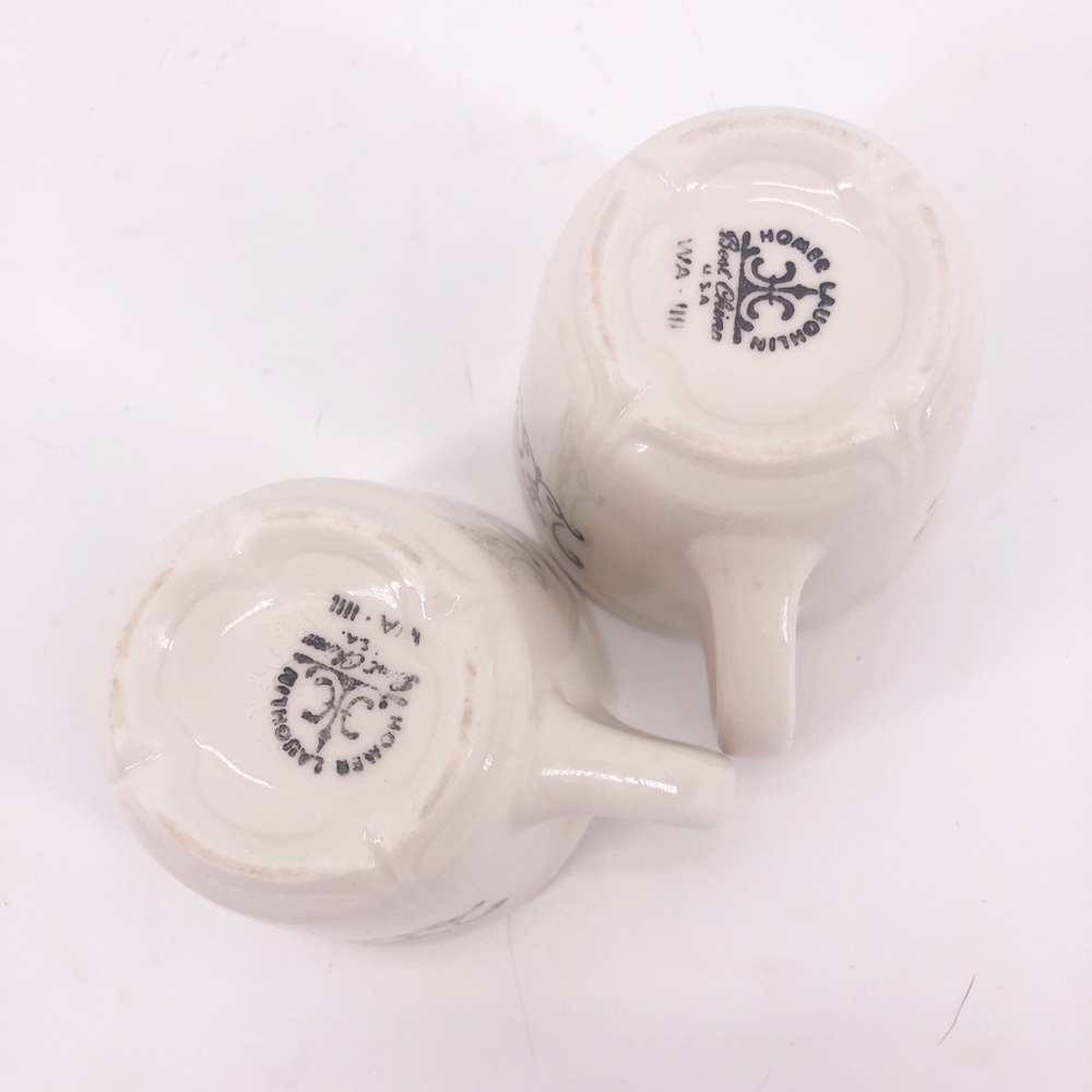Set 2 Vintage Homer Laughlin Restaurant Wear Cups - Picture 6 of 7